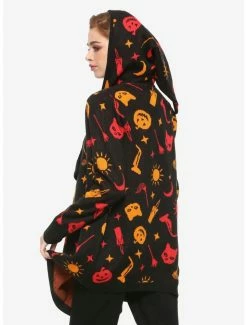 Best Pirce 💯 Her Universe Disney Hocus Pocus Dani Hooded 👧 Girls Flyaway Cardigan ⭐ -Hocus Pocus Sales Shop 12047333 av4