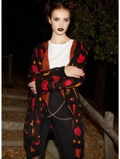 Best Pirce 💯 Her Universe Disney Hocus Pocus Dani Hooded 👧 Girls Flyaway Cardigan ⭐