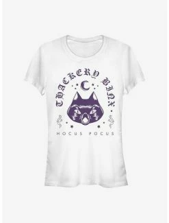 Flash Sale 🔔 Disney Hocus Pocus Binx Tombstone 👧 Girls T-Shirt 👏