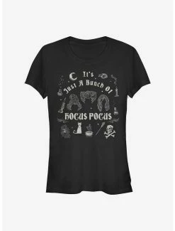 Top 10 ✔️ Disney Hocus Pocus A Bunch Of Hocus Pocus 👧 Girls T-Shirt ✨