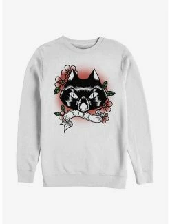 Outlet 👏 Disney Hocus Pocus Binx Cat Crew Sweatshirt ⌛