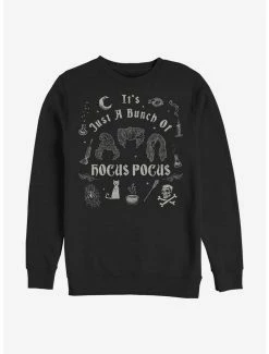 Cheapest 🌟 Disney Hocus Pocus A Bunch Of Hocus Pocus Crew Sweatshirt ⌛