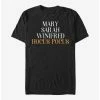 Coupon 💯 Disney Hocus Pocus Name Stack T-Shirt ✔️ -Hocus Pocus Sales Shop 14437125 hi