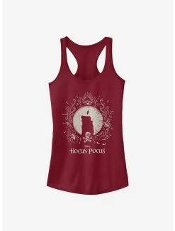 Discount 🔥 Disney Hocus Pocus Black Flame 👧 Girls Tank 🎁