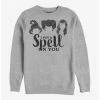 Cheap ✔️ Disney Hocus Pocus Put A Spell Crew Sweatshirt 🛒 -Hocus Pocus Sales Shop 14447747 hi