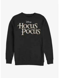 Coupon 🎁 Disney Hocus Pocus Hocus Pocus Logo Crew Sweatshirt 🤩