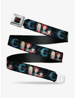 Coupon 😍 Disney Hocus Pocus Sanderson Sisters Group Pose Black Blues Seatbelt Belt Xl 🔔