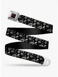 Top 10 ✨ Disney Hocus Pocus Elements Collage Black White Seatbelt Belt ⌛