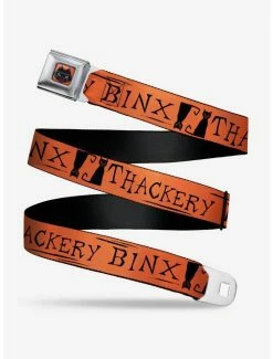 Cheap 🎁 Hocus Pocus Thackery Binx Cat Seatbelt Belt 🔔