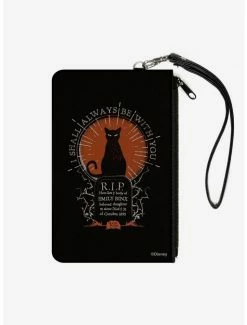 Budget ✨ Hocus Pocus Cat Emily Binx Always Be With You Canvas Clutch Wallet ✨