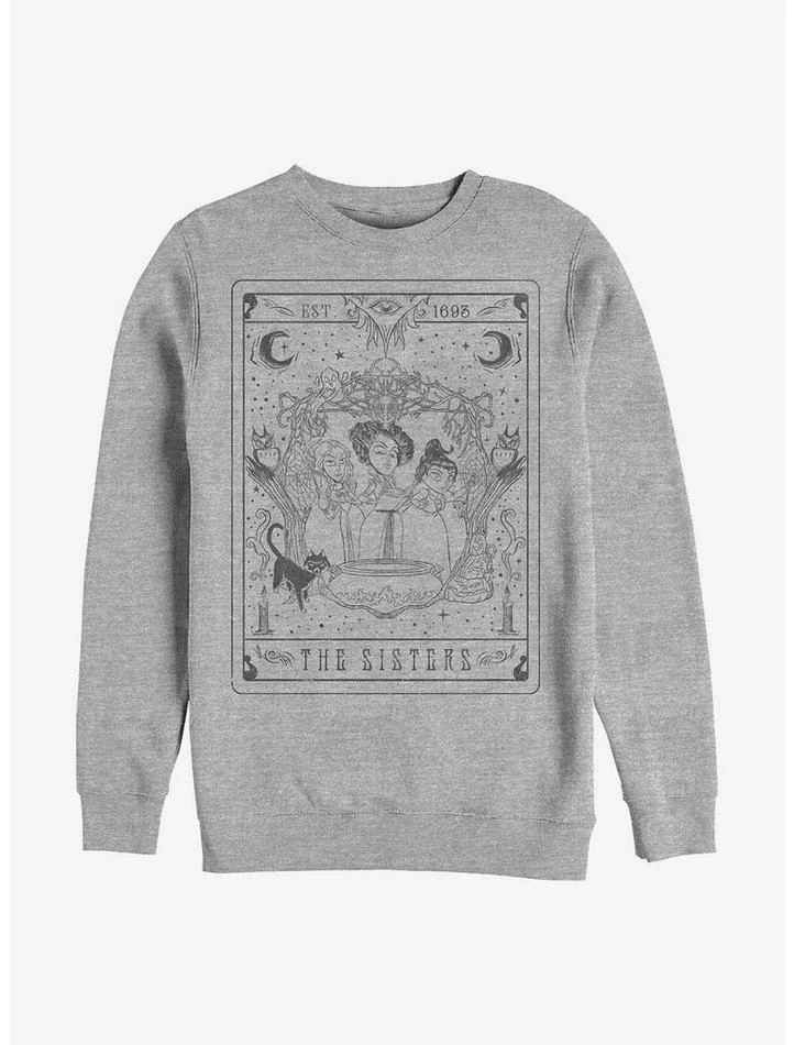 Deals ๐คฉ Disney Hocus Pocus The Sisters Tarot Crew Sweatshirt โจ 3 Deals ๐คฉ Disney Hocus Pocus The Sisters Tarot Crew Sweatshirt โจ