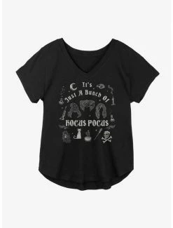 Buy 😍 Disney Hocus Pocus Just A Bunch Of Hocus Pocus 👧 Girls Plus Size T-Shirt 🔔