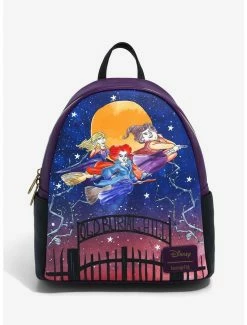 Top 10 🤩 Loungefly Disney Hocus Pocus Cemetery Night Mini 🎒 Backpack 👏