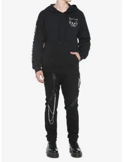 Coupon 🎁 Our Universe Disney Hocus Pocus Black Flame Candle Binx Hoodie 🥰 -Hocus Pocus Sales Shop 18098422 av2