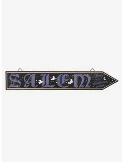 Best deal 😀 Disney Hocus Pocus Salem Arrow Wooden Sign 🎁