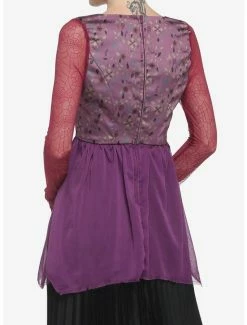 Top 10 👏 Her Universe Disney Hocus Pocus Sarah Peplum 👧 Girls Long-Sleeve Top 😍 -Hocus Pocus Sales Shop 18500503 av2