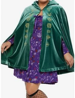 Top 10 π₯ Her Universe Disney Hocus Pocus Winifred Velvet π§ Girls Hooded Cape Plus Size β¨