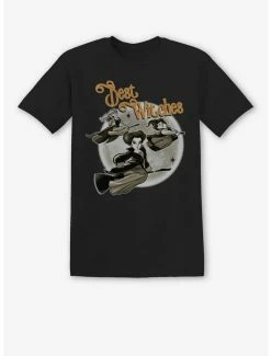 Flash Sale 🛒 Disney Hocus Pocus Best Witches Boyfriend Fit 👧 Girls T-Shirt Plus Size 🎉