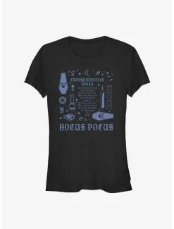 Buy 😀 Disney Hocus Pocus Transformation Spell 👧 Girls T-Shirt 🤩