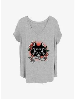 Budget 😉 Disney Hocus Pocus Binx Cat 👧 Girls T-Shirt Plus Size 🎁