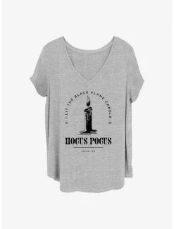 Buy 🤩 Disney Hocus Pocus I Lit The Black Flame Candle 👧 Girls T-Shirt Plus Size 😍