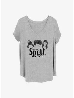 Discount 🥰 Disney Hocus Pocus I Put A Spell On You 👧 Girls T-Shirt Plus Size 🛒