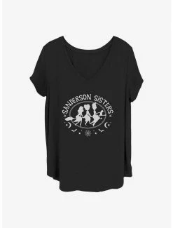 Cheap 🥰 Disney Hocus Pocus Sanderson Witches 👧 Girls T-Shirt Plus Size 🔔
