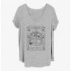 Hot Sale 😍 Disney Hocus Pocus The Sanderson Sisters Tarot 👧 Girls T-Shirt Plus Size ❤️