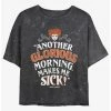 Outlet 🌟 Disney Hocus Pocus Winnie Another Glorious Morning Mineral Wash 👧 Girls Crop T-Shirt 🔔 -Hocus Pocus Sales Shop 19988440 hi