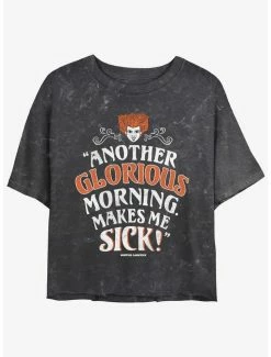 Outlet 🌟 Disney Hocus Pocus Winnie Another Glorious Morning Mineral Wash 👧 Girls Crop T-Shirt 🔔