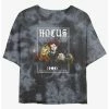 Best reviews of 🧨 Disney Hocus Pocus The Sanderson Sisters Tie-Dye 👧 Girls Crop T-Shirt 😀