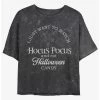 Coupon 🥰 Disney Hocus Pocus ⌚ Watch Hocus Pocus and Eat 🍬 Candy Mineral Wash 👧 Girls Crop T-Shirt ✔️ -Hocus Pocus Sales Shop 19988617 hi