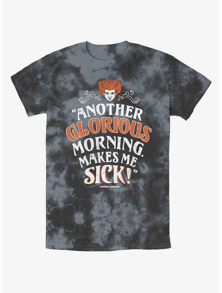 Discount 🔥 Disney Hocus Pocus Winnie Another Glorious Morning Tie-Dye T-Shirt 🎉 3 Discount 🔥 Disney Hocus Pocus Winnie Another Glorious Morning Tie-Dye T-Shirt 🎉