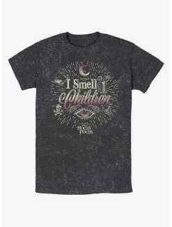Best Pirce 🔥 Disney Hocus Pocus I Smell Children Mineral Wash T-Shirt 🥰
