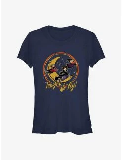 Best Pirce 🔥 Disney Hocus Pocus Sanderson Sisters Tonight We Fly 👧 Girls T-Shirt ⭐