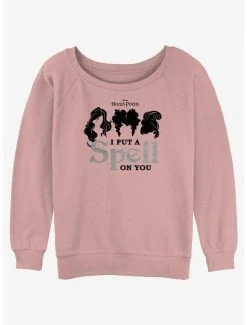 Brand new 🤩 Disney Hocus Pocus Hair Silhouette Spell 👧 Girls Slouchy Sweatshirt 😉