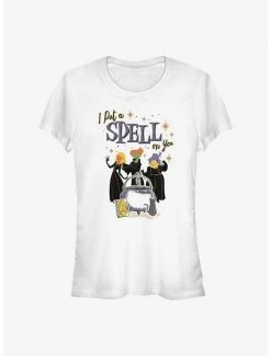 Cheapest 👏 Disney Hocus Pocus A Spell On You 👧 Girls T-Shirt 🧨