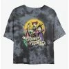 Best reviews of 🌟 Disney Hocus Pocus Sanderson Sisters Badge Tie-Dye 👧 Girls Crop T-Shirt 🔔