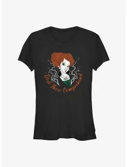 Cheapest 🔔 Disney Hocus Pocus Winifred Quote 👧 Girls T-Shirt 😀