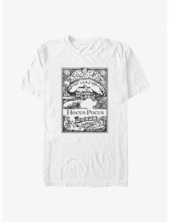 Cheapest 😀 Disney Hocus Pocus Sanderson House Vintage Poster T-Shirt 🎉